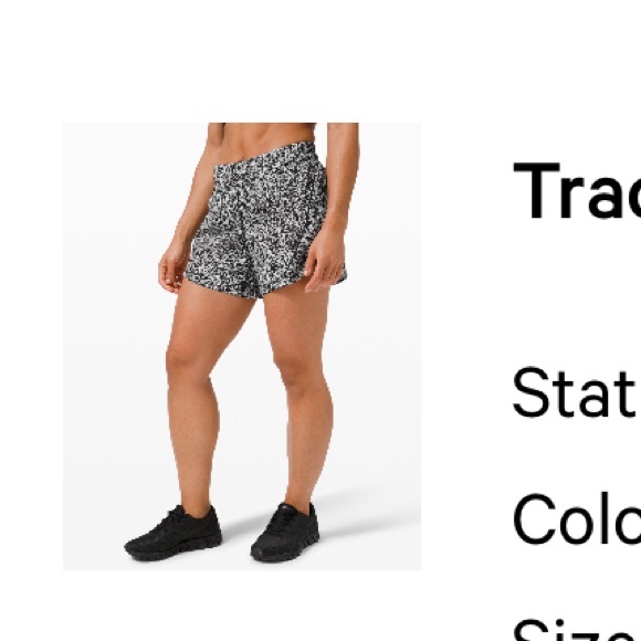 Lululemon Track That Mid-Rise Lined Short 5" - Picture 3 of 3